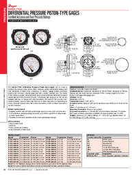 Thumbnail of document Brochure - PTGD Differential Pressure Piston-Type Gage